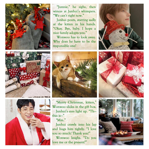 Meowy Christmas (T) Modern Setting, Established Relationship