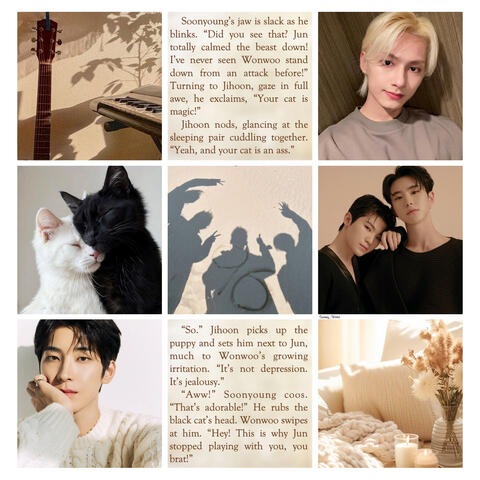 Can't Help Feline in Love With You (T) Co-Writer Samnyeong Modern Setting, Cats, SoonHoon as Pet Owners